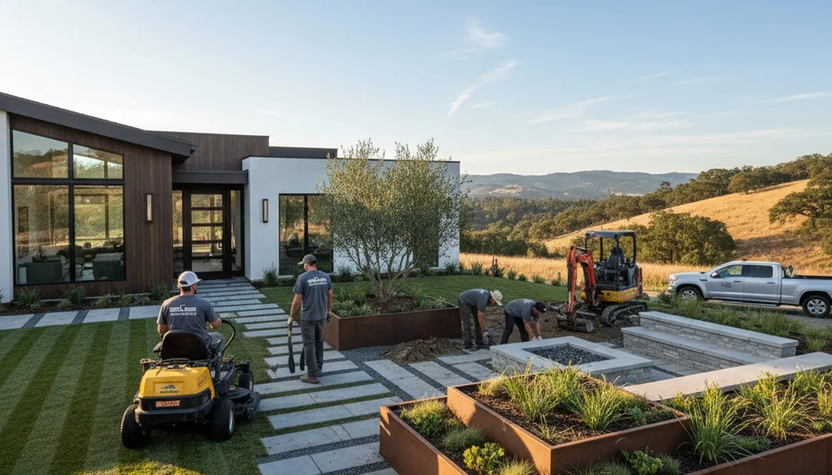 Landscaping services in Redding, CA for residential and commercial properties
