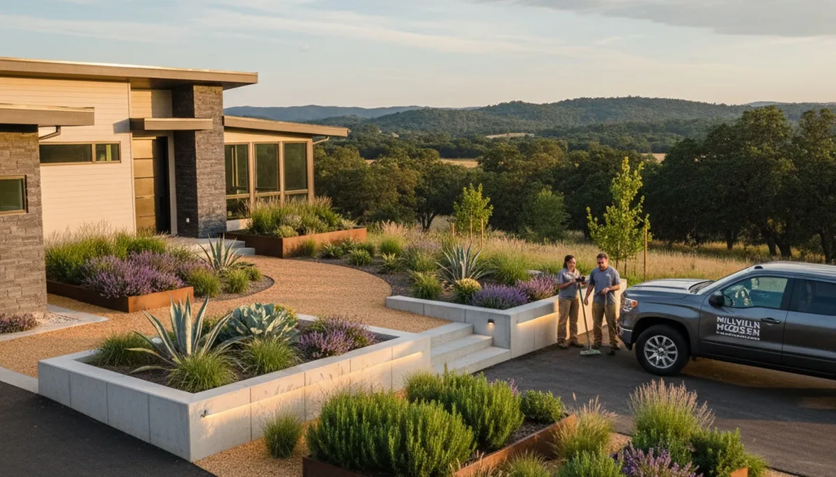 Landscaping team serving Redding, CA for lawn care, garden design, and outdoor property maintenance