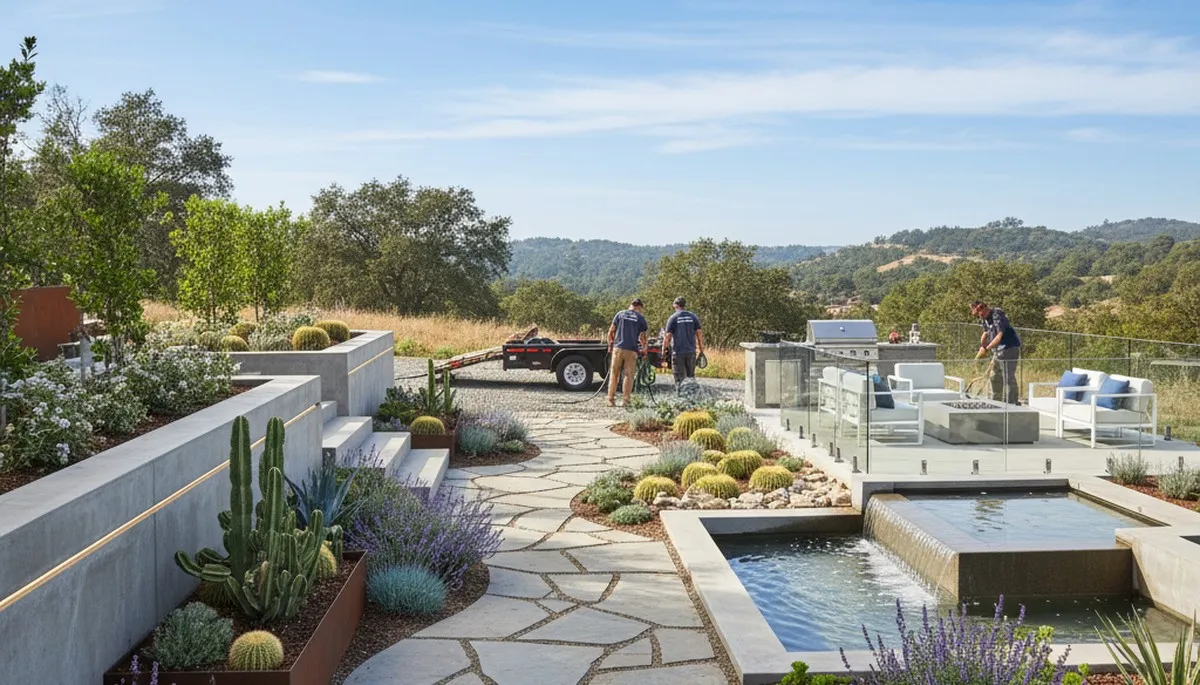 Landscaping services in Redding, CA for residential and commercial outdoor maintenance